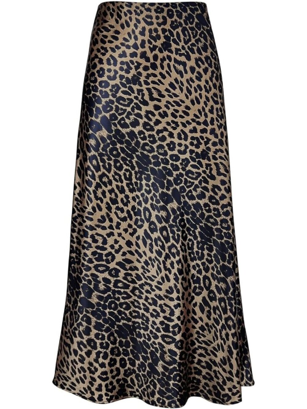 Elegant Satin High Waisted Maxi Skirt | A-Line Silk Long Skirt for Women